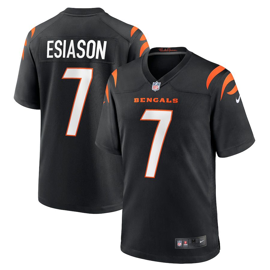 Men Cincinnati Bengals #7 Boomer Esiason Nike Black Retired Player NFL Jersey->cincinnati bengals->NFL Jersey